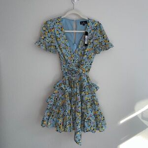 Lulu’s Caught My Eye Tiered Ruffle Mini Dress